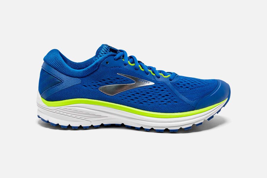 Brooks Herren Aduro 6 Laufschuhe Blau/HellGrün/Weiß Sale 404-974581